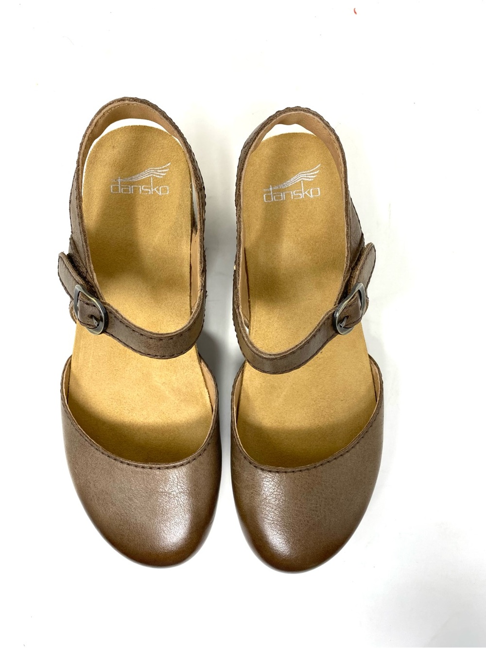 Dansko Tiffani Brown Milled Burnished Leather Mary Jane - Picture 4 of 8